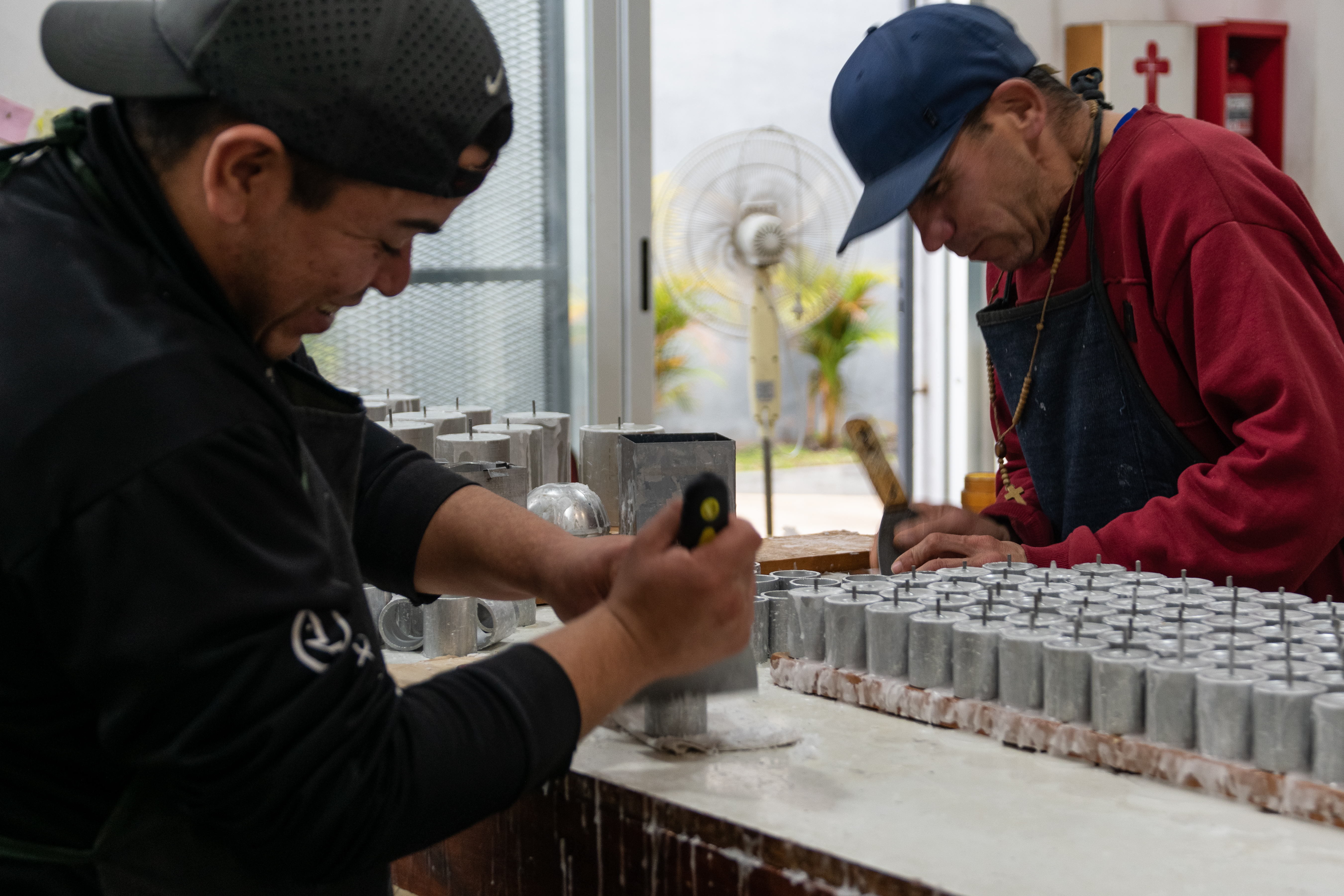 Candle production workshop